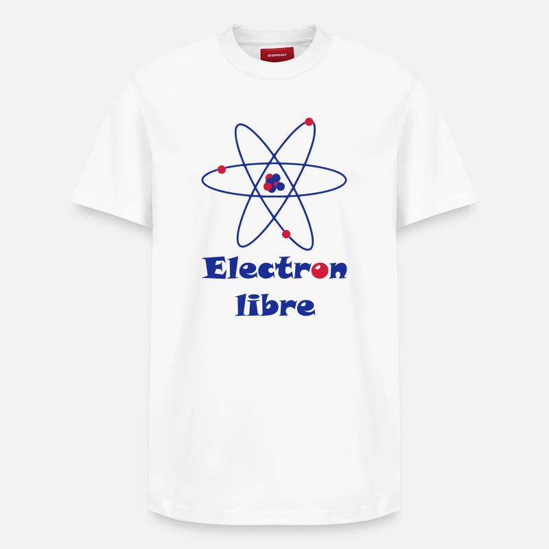 Electron Libre - T-shirt unisexe décontracté en coton Supima – de SPREAD - blanc