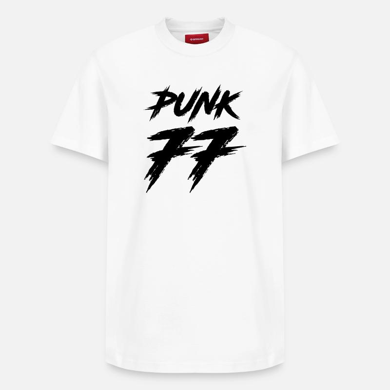 Punk - T-shirt unisexe décontracté en coton Supima – de SPREAD - blanc