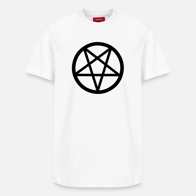 pentakel - Relaxed Unisex Supima Cotton T-Shirt – von SPREAD - Weiß