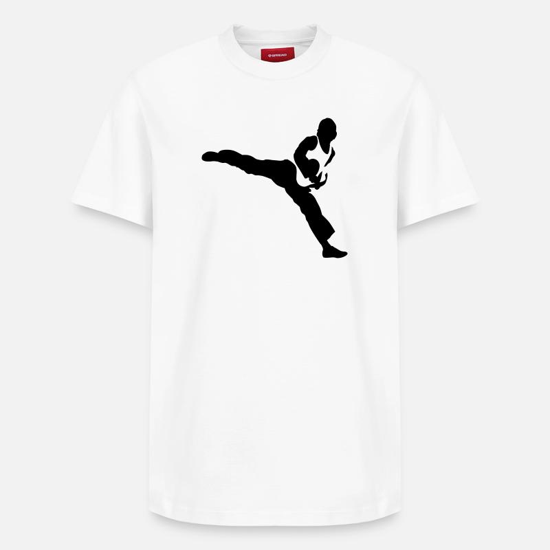 taekwondo - T-shirt unisexe décontracté en coton Supima – de SPREAD - blanc