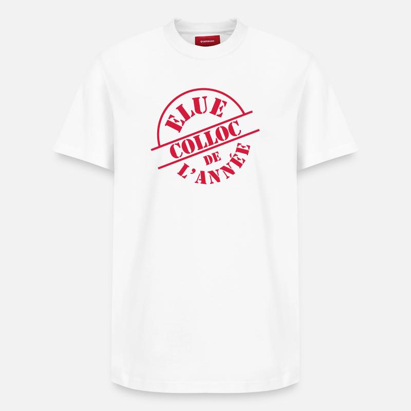 Colloc - T-shirt unisexe décontracté en coton Supima – de SPREAD - blanc