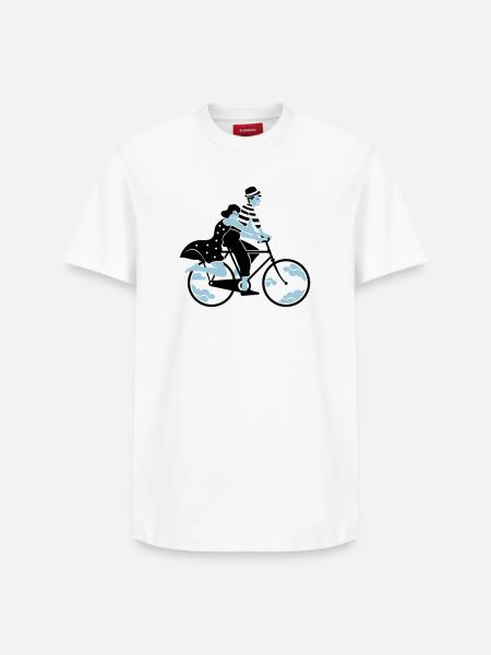 Transport Douceur - T-shirt unisexe décontracté en coton Supima – de SPREAD - blanc