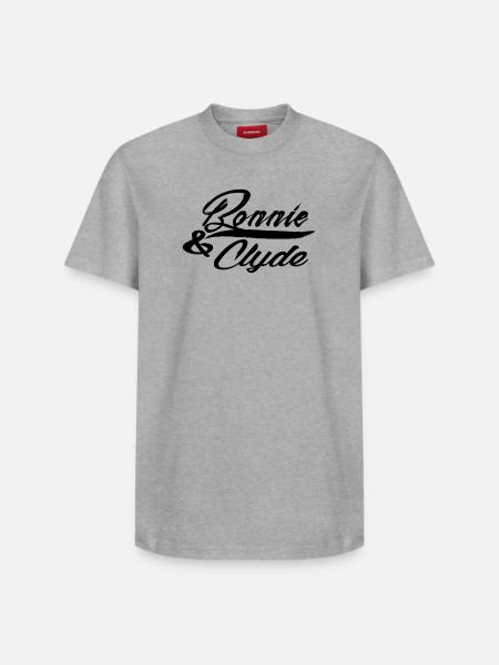 bonnie and clyde - Relaxed Unisex Supima Cotton T-Shirt – by SPREAD - white