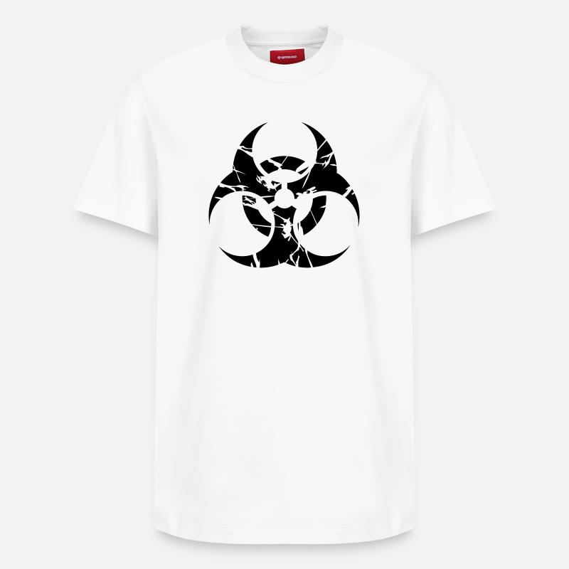 nucléaire - T-shirt unisexe décontracté en coton Supima – de SPREAD - blanc