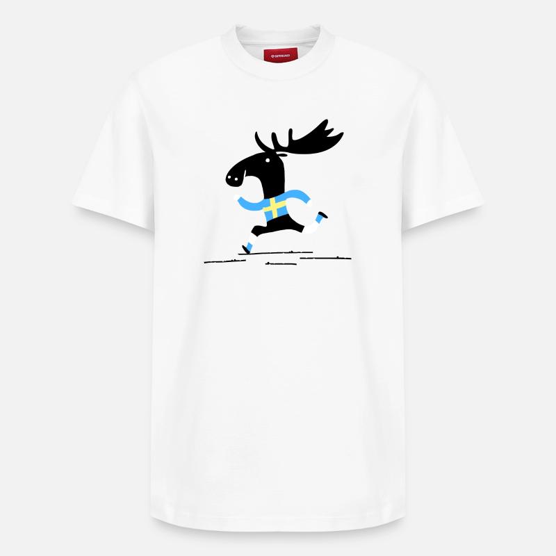 Suède - T-shirt unisexe décontracté en coton Supima – de SPREAD - blanc