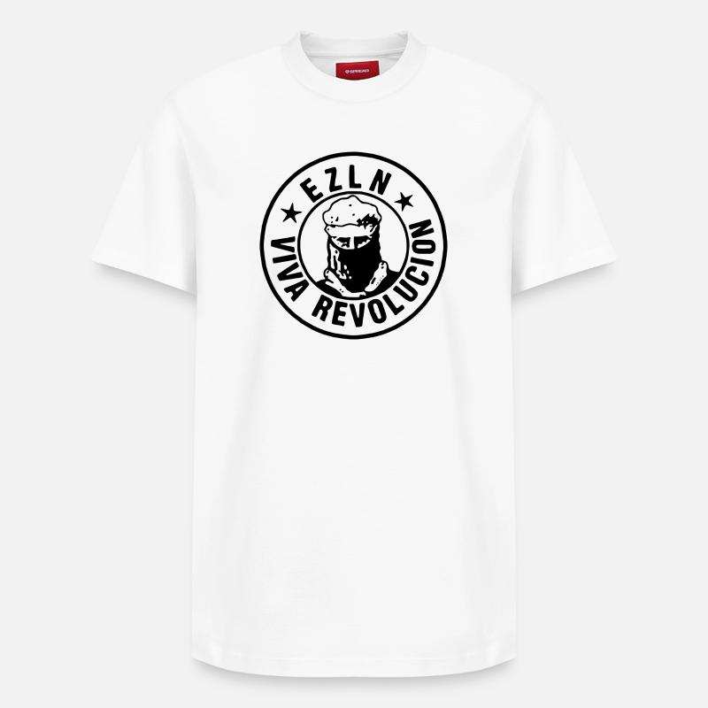 EZLN - T-shirt unisexe décontracté en coton Supima – de SPREAD - blanc