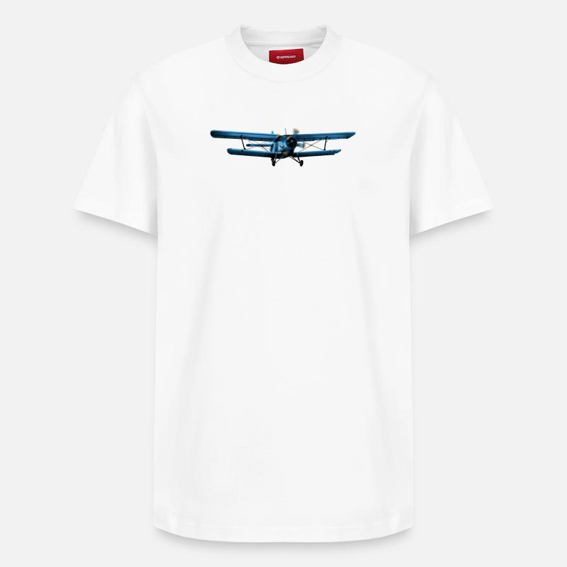 Antonov 2 - T-shirt unisexe décontracté en coton Supima – de SPREAD - blanc