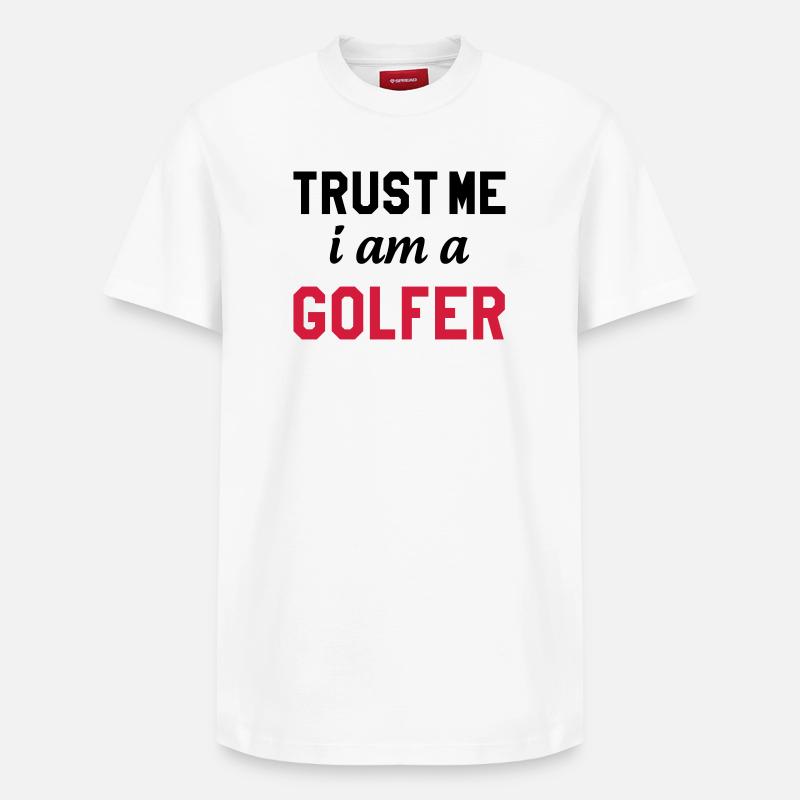 Golf - T-shirt unisexe décontracté en coton Supima – de SPREAD - blanc