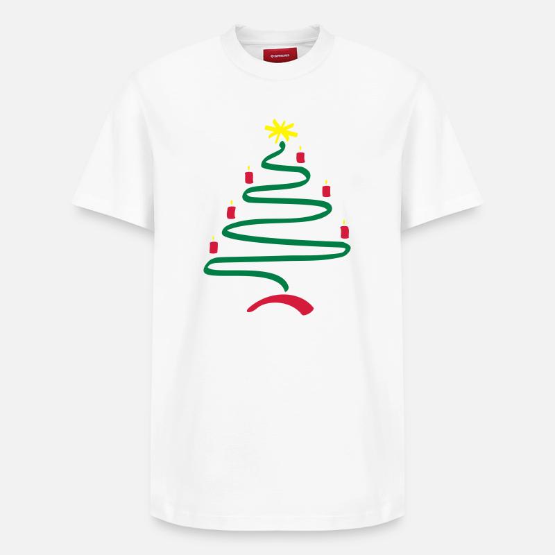 noël - T-shirt unisexe décontracté en coton Supima – de SPREAD - blanc