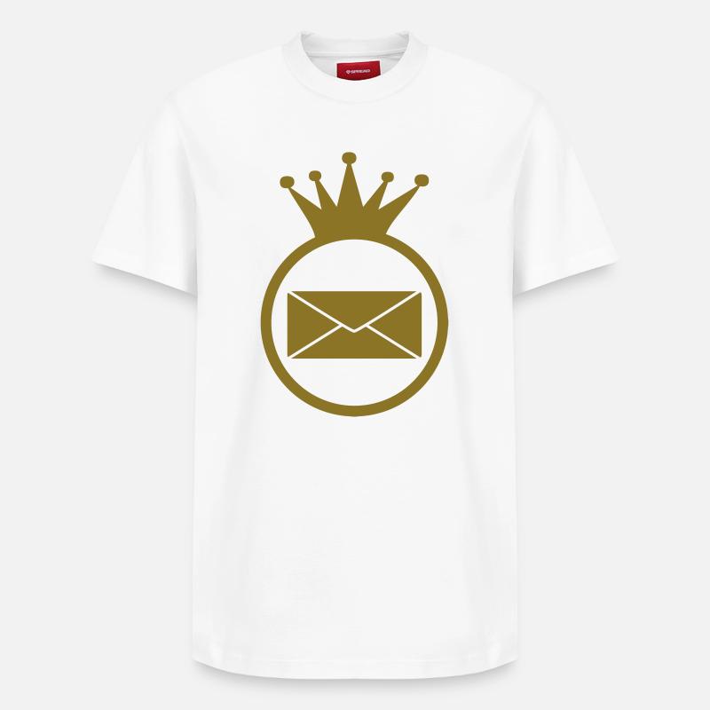 Postman / Briefträger / Postier - T-shirt unisexe décontracté en coton Supima – de SPREAD - blanc