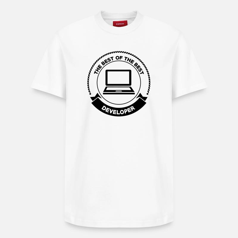 Developer - Relaxed Unisex Supima Cotton T-Shirt – by SPREAD - white