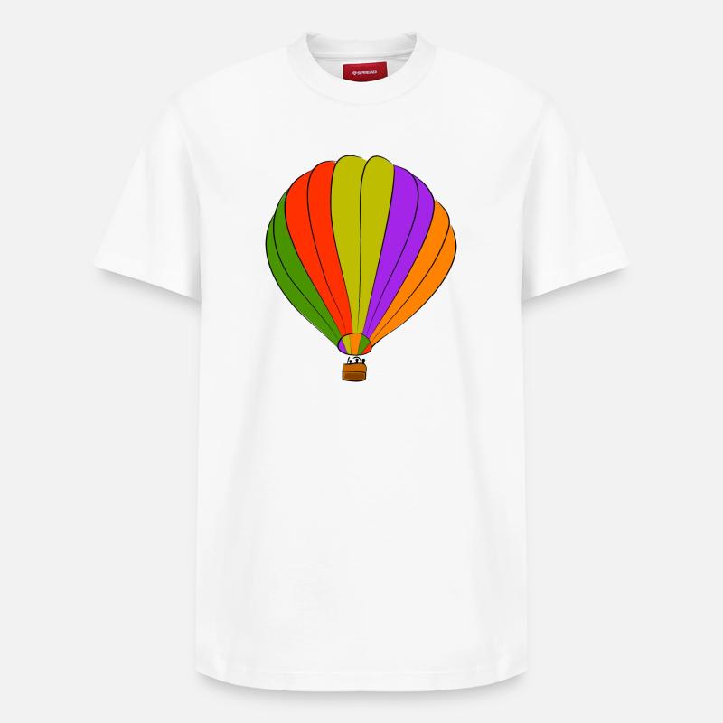 aviation - T-shirt unisexe décontracté en coton Supima – de SPREAD - blanc