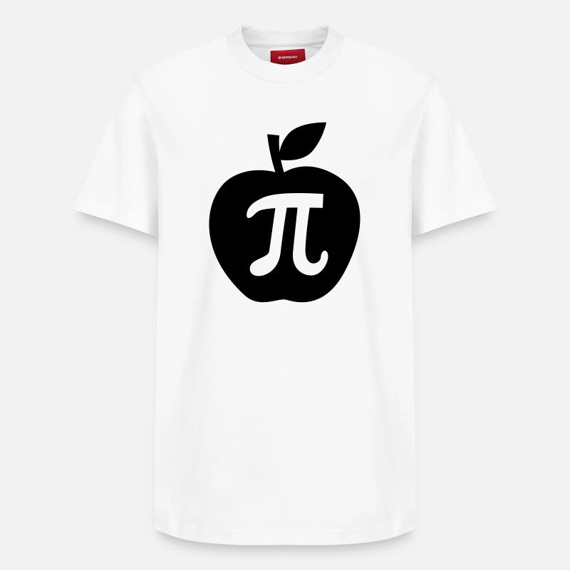 pi - T-shirt unisexe décontracté en coton Supima – de SPREAD - blanc