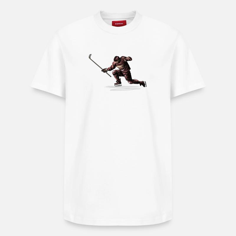 goal - T-shirt unisexe décontracté en coton Supima – de SPREAD - blanc
