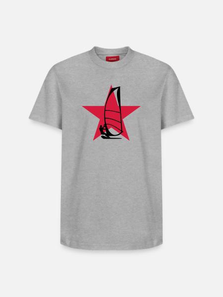 Windsurfen / Windsurfer / Windsurf / Windsurfing - Relaxed Unisex Supima Cotton T-Shirt – von SPREAD - Weiß