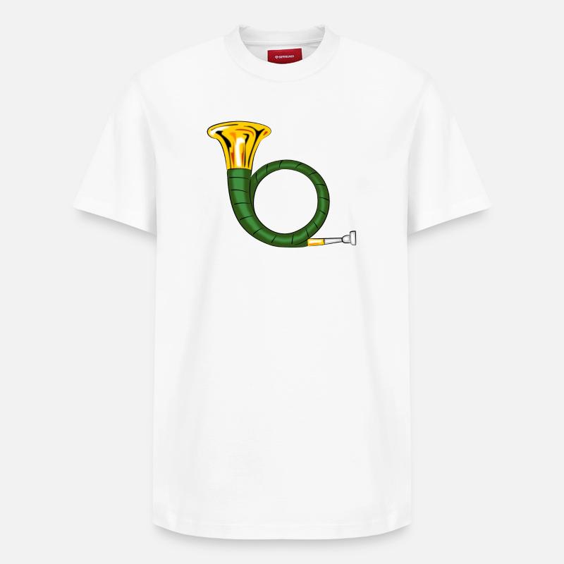 chasse - T-shirt unisexe décontracté en coton Supima – de SPREAD - blanc