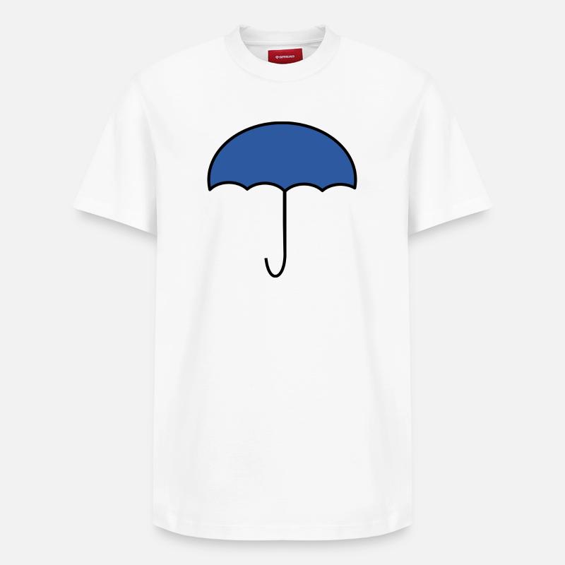 parapluie - T-shirt unisexe décontracté en coton Supima – de SPREAD - blanc