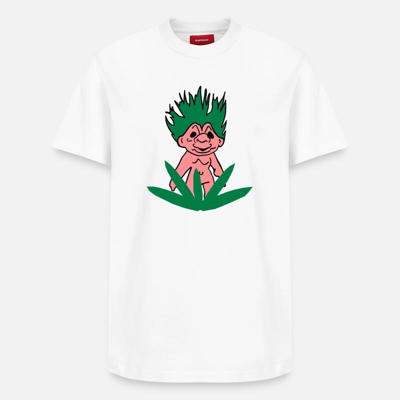 Troll Dich raus! - Relaxed Unisex Supima Cotton T-Shirt – von SPREAD - Weiß