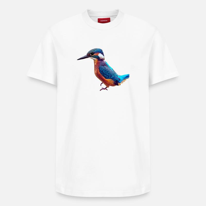 Oiseau de glace - T-shirt unisexe décontracté en coton Supima – de SPREAD - blanc