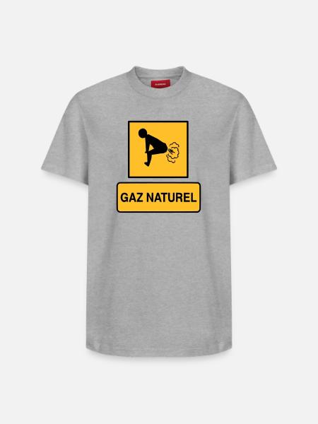 Natural gas - Relaxed Unisex Supima Cotton T-Shirt – by SPREAD - white