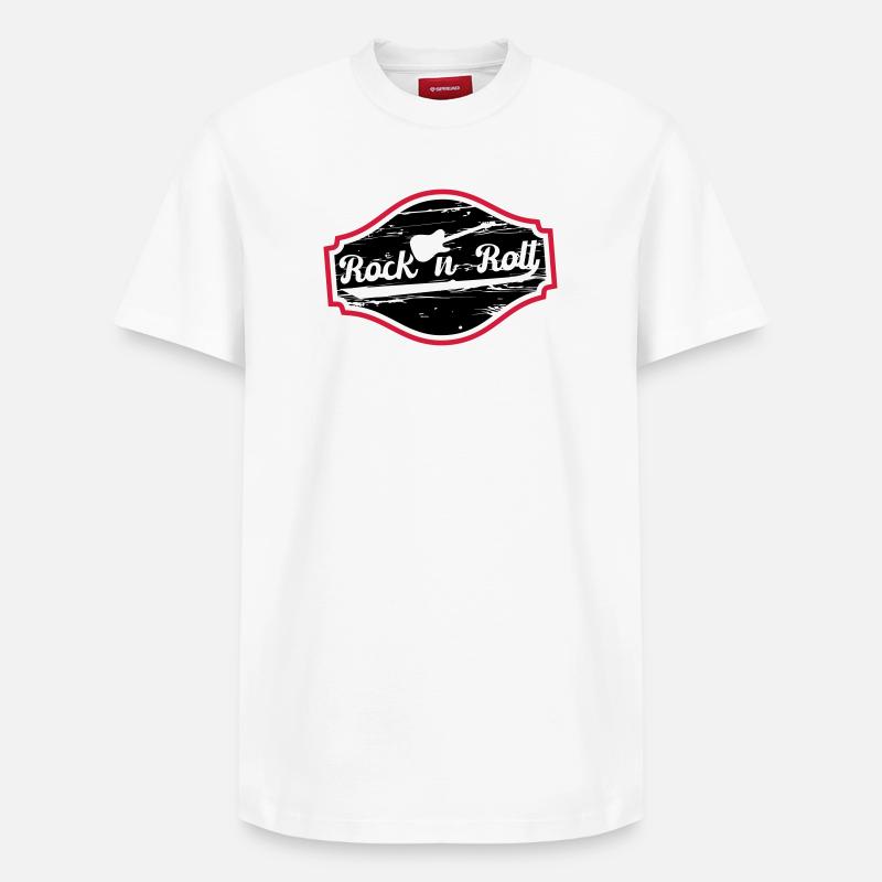 Rock n Roll Baby - T-shirt unisexe décontracté en coton Supima – de SPREAD - blanc