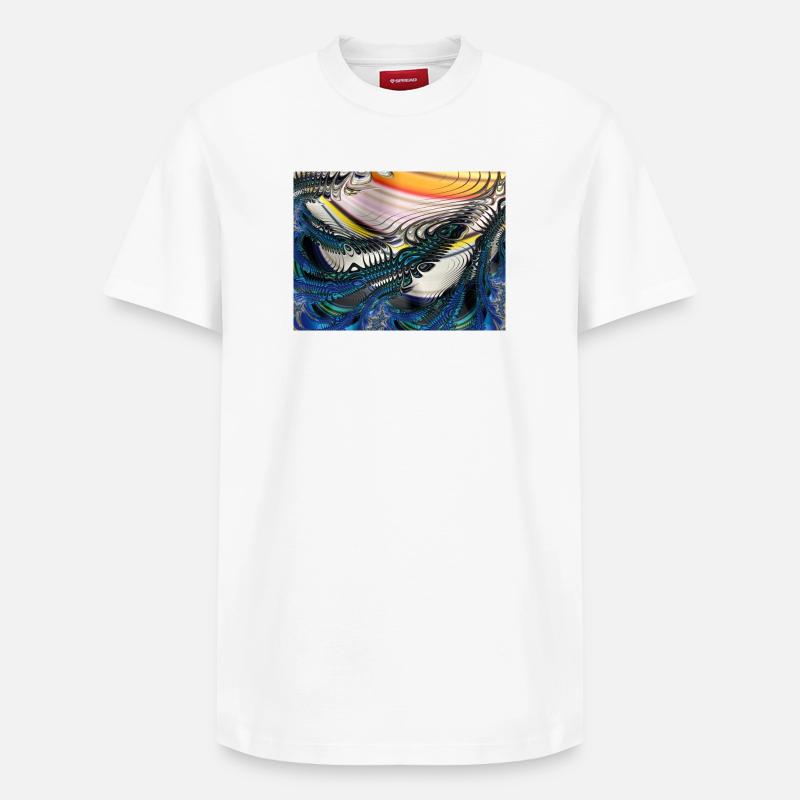 image - T-shirt unisexe décontracté en coton Supima – de SPREAD - blanc