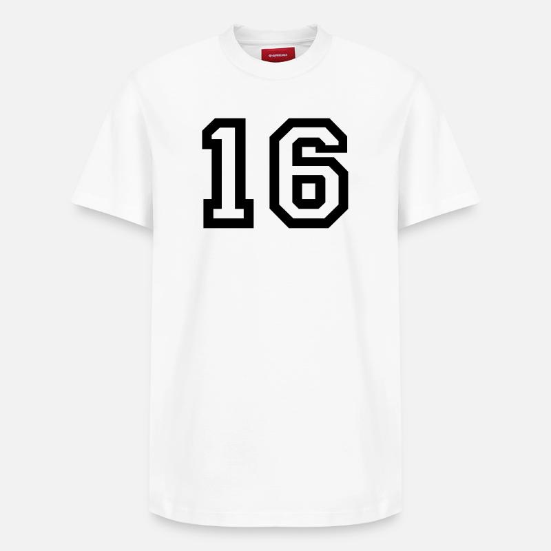 16 - T-shirt unisexe décontracté en coton Supima – de SPREAD - blanc