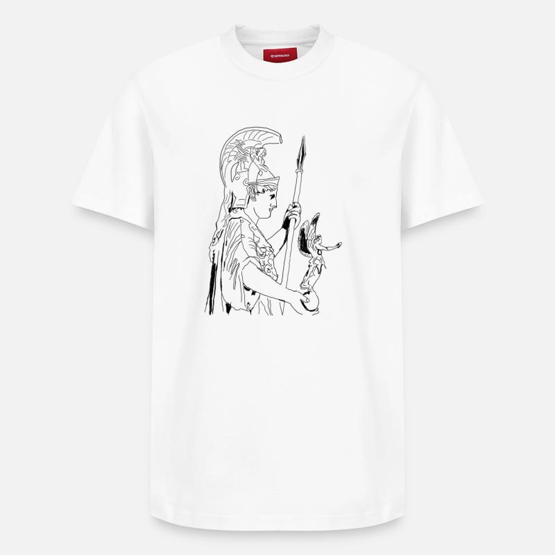 Athéna - T-shirt unisexe décontracté en coton Supima – de SPREAD - blanc