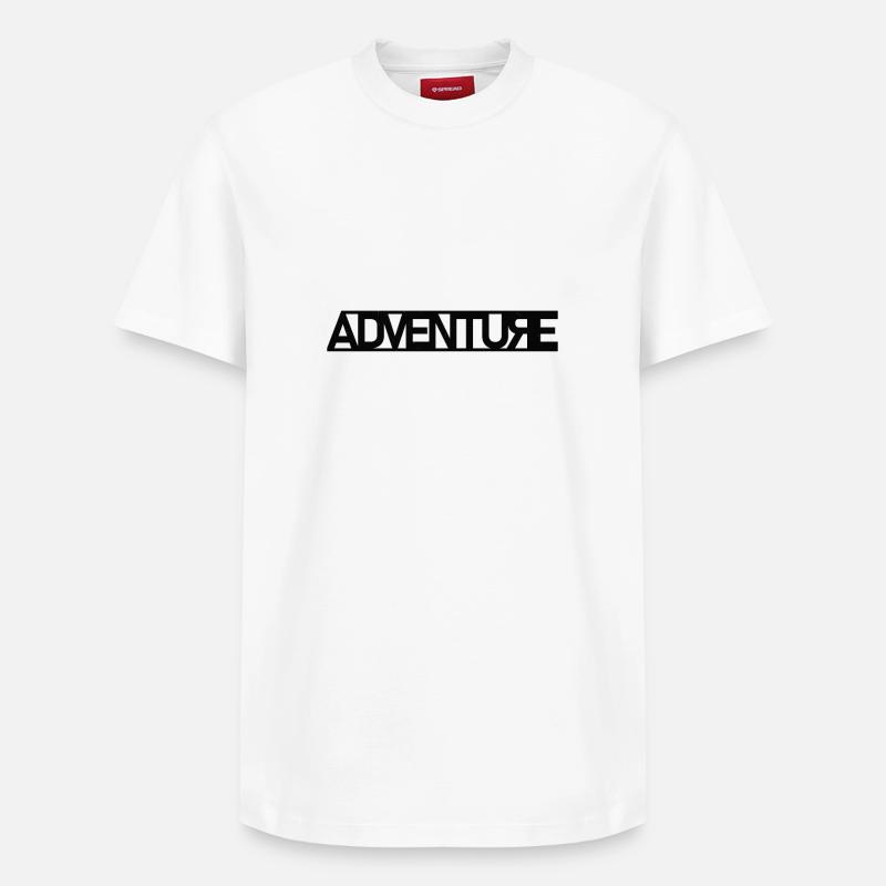 Explorateur d'aventure - T-shirt unisexe décontracté en coton Supima – de SPREAD - blanc