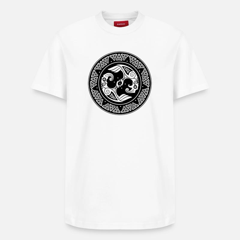 Vikings - T-shirt unisexe décontracté en coton Supima – de SPREAD - blanc
