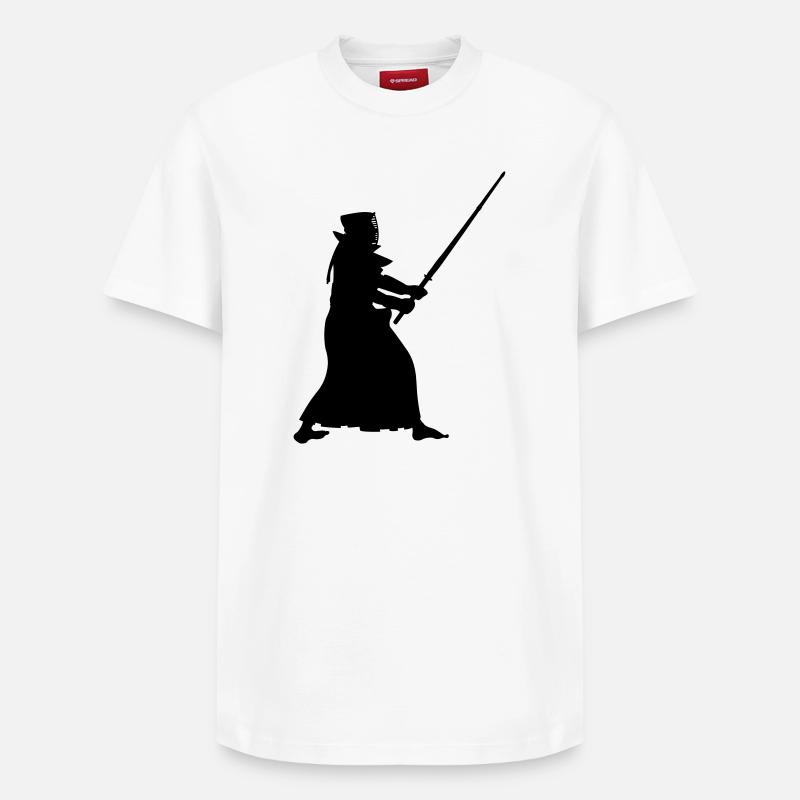 Kendo - T-shirt unisexe décontracté en coton Supima – de SPREAD - blanc