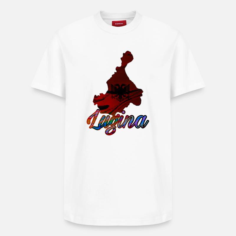 Lugina - T-shirt unisexe décontracté en coton Supima – de SPREAD - blanc