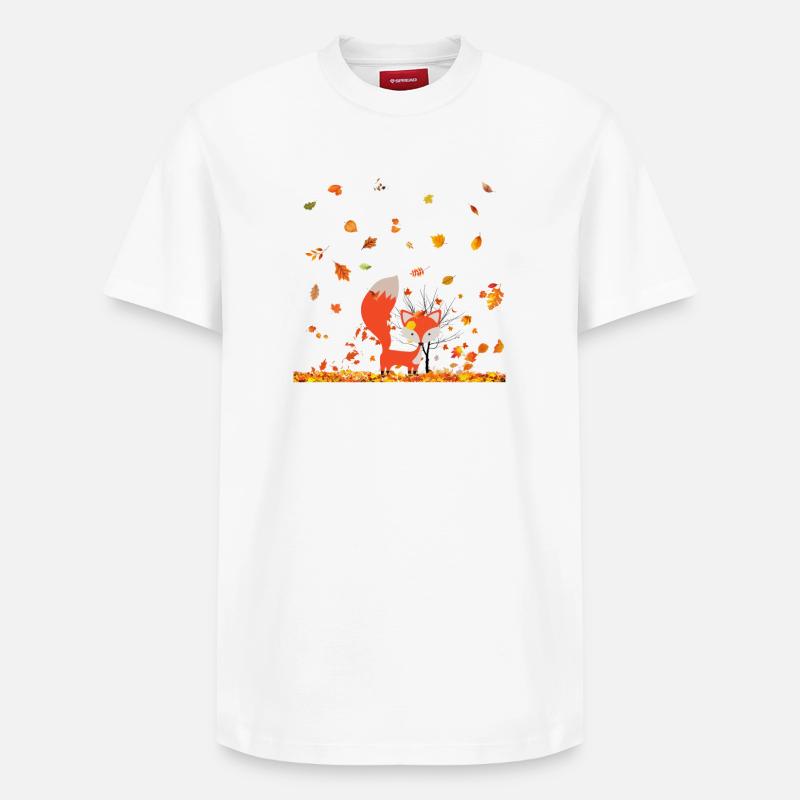 Automne - T-shirt unisexe décontracté en coton Supima – de SPREAD - blanc