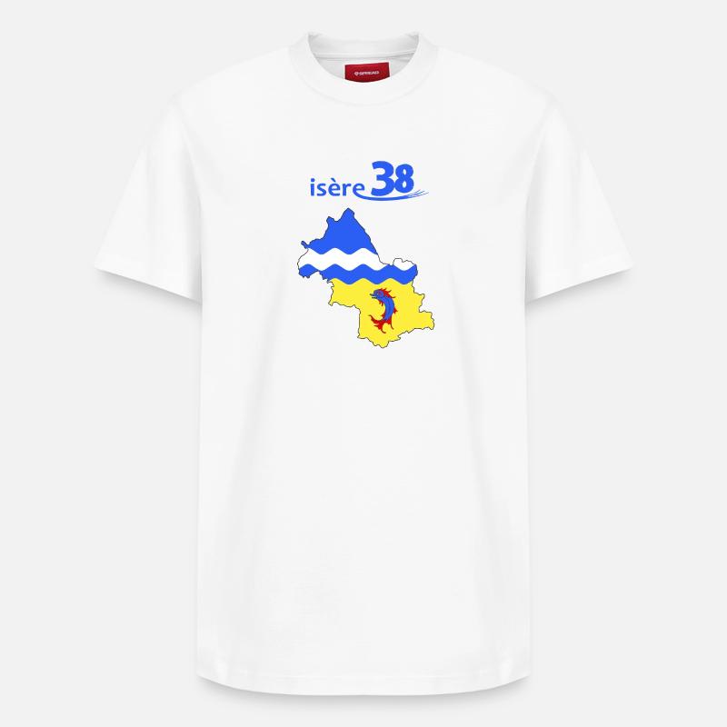 Isère - T-shirt unisexe décontracté en coton Supima – de SPREAD - blanc
