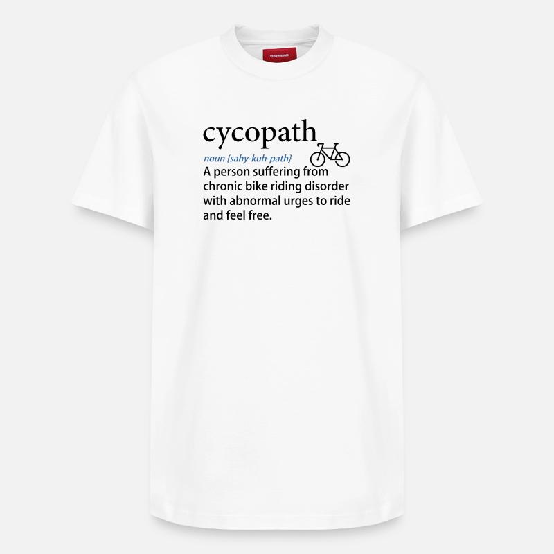 Chemin nominal Phonétique Imprimé - T-shirt unisexe décontracté en coton Supima – de SPREAD - blanc