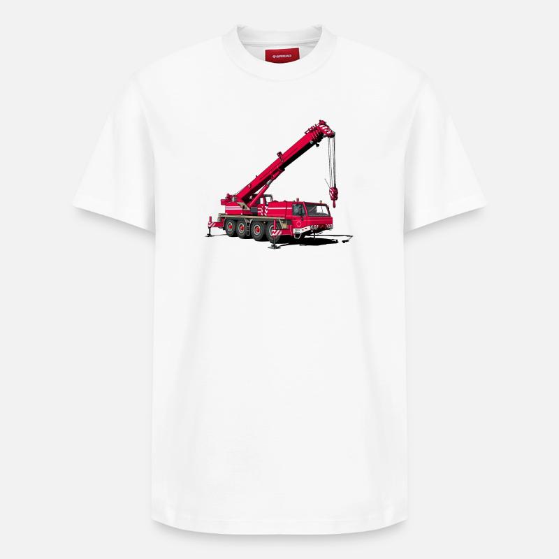 Grue mobile - T-shirt unisexe décontracté en coton Supima – de SPREAD - blanc