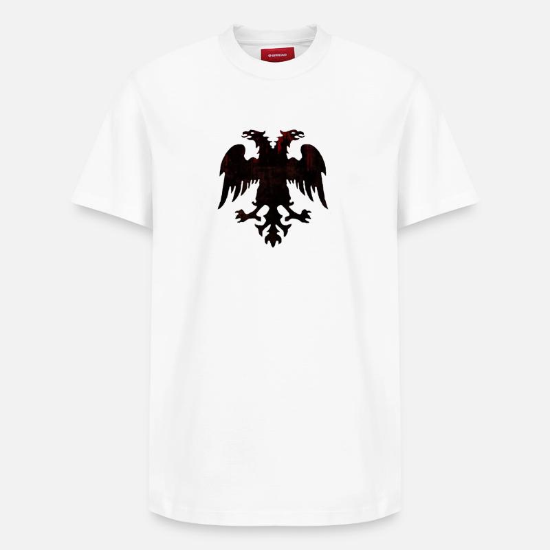 Shqipe - T-shirt unisexe décontracté en coton Supima – de SPREAD - blanc