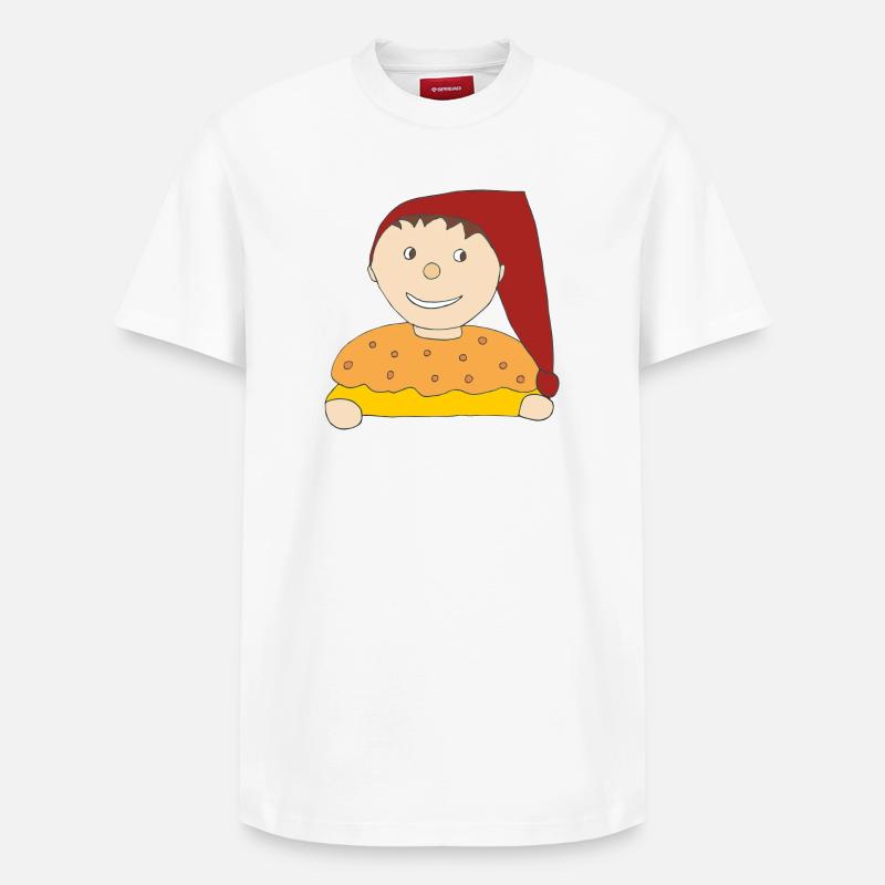 Kasperl - T-shirt unisexe décontracté en coton Supima – de SPREAD - blanc