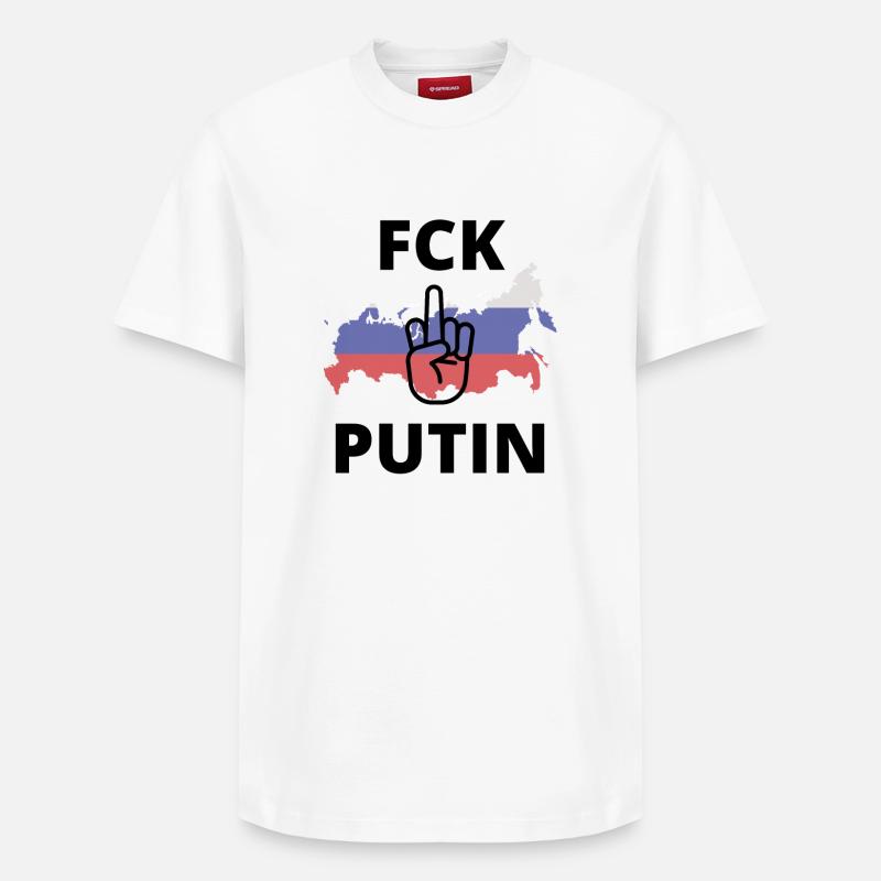 FCK PTN - T-shirt unisexe décontracté en coton Supima – de SPREAD - blanc