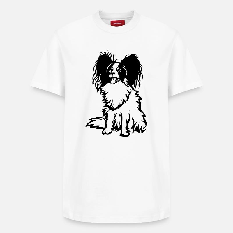 Papillon - T-shirt unisexe décontracté en coton Supima – de SPREAD - blanc