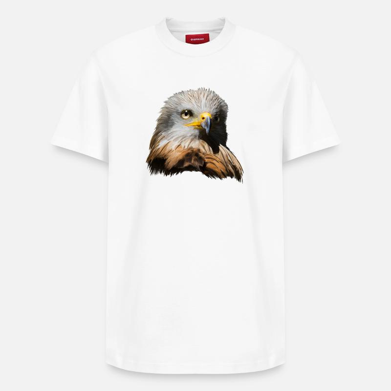 Aigle impérial - T-shirt unisexe décontracté en coton Supima – de SPREAD - blanc