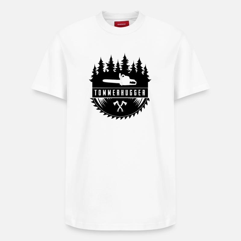 Bûcheron - T-shirt unisexe décontracté en coton Supima – de SPREAD - blanc