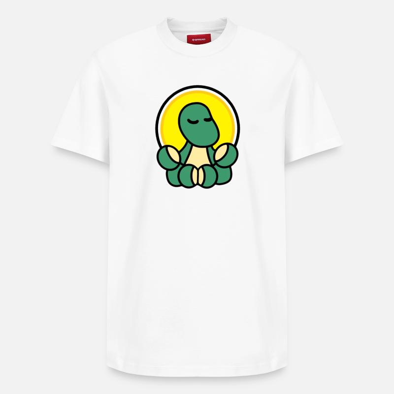 Dolly Zen - T-shirt unisexe décontracté en coton Supima – de SPREAD - blanc