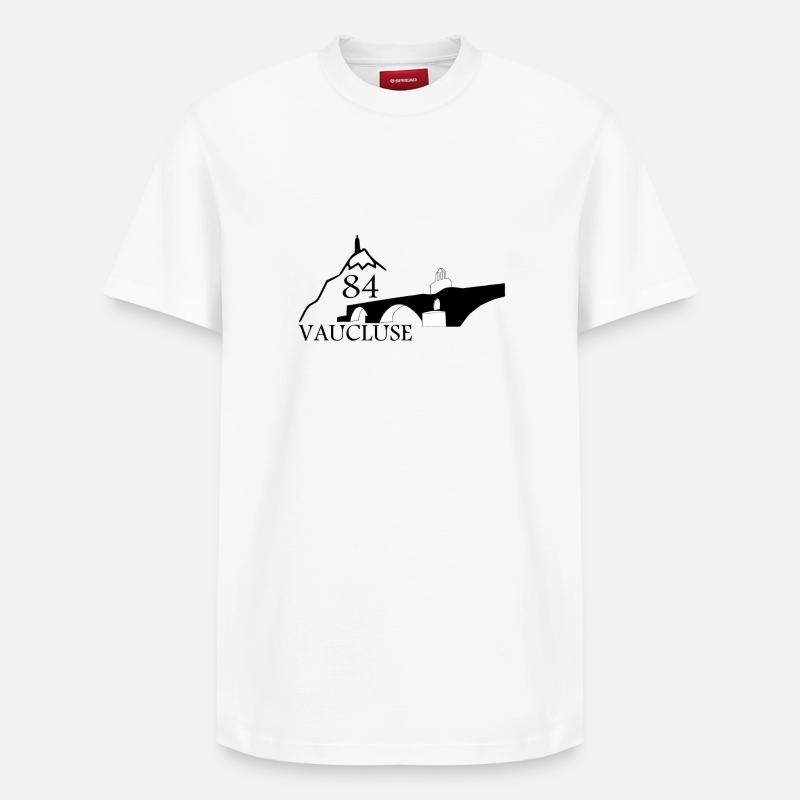Vaucluse - Relaxed Unisex Supima Cotton T-Shirt – von SPREAD - Weiß