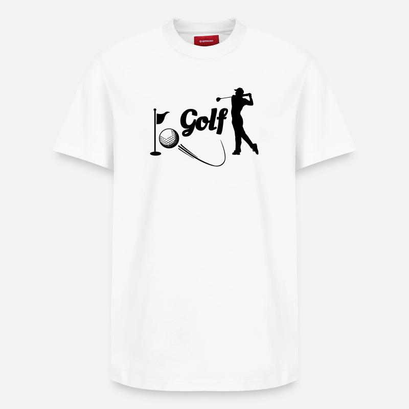 Welle - Relaxed Unisex Supima Cotton T-Shirt – von SPREAD - Weiß