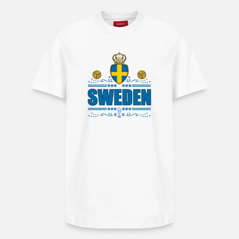 SUÈDE - T-shirt unisexe décontracté en coton Supima – de SPREAD - blanc