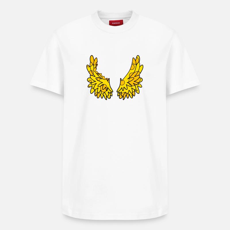 Ailes de fromage - T-shirt unisexe décontracté en coton Supima – de SPREAD - blanc