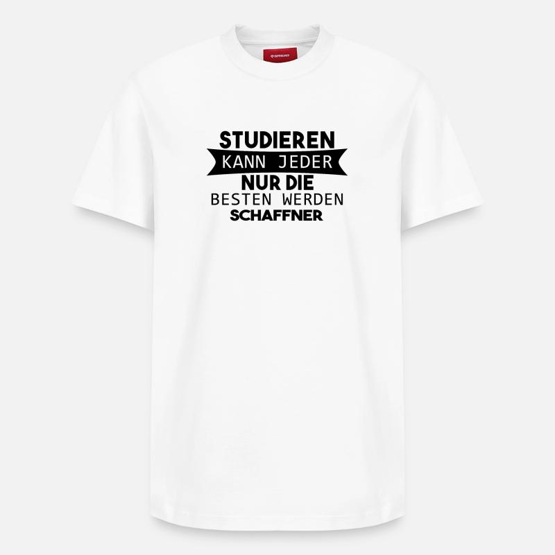 Schaffner Geschenk - Relaxed Unisex Supima Cotton T-Shirt – von SPREAD - Weiß