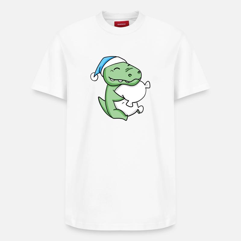 Bébé crocodile - T-shirt unisexe décontracté en coton Supima – de SPREAD - blanc