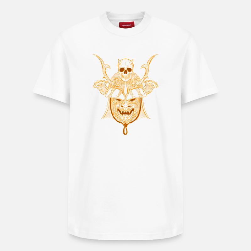 SAMURAI - Relaxed Unisex Supima Cotton T-Shirt – von SPREAD - Weiß